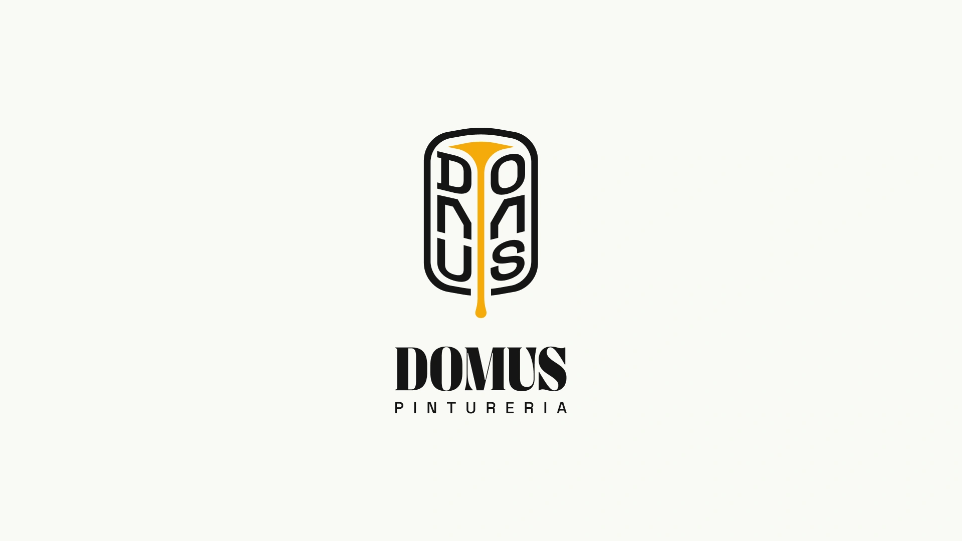 Domus Pinturería identity.